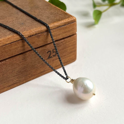 Pre-order offer:  Organic Ming Baroque Pearl necklace | ships 14th November 2023